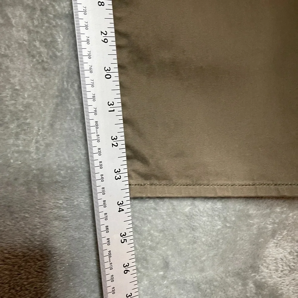 Lucky Brand Mens 121 Slim Straight 40x34* Brown Five Pocket Stretch Sateen Chino